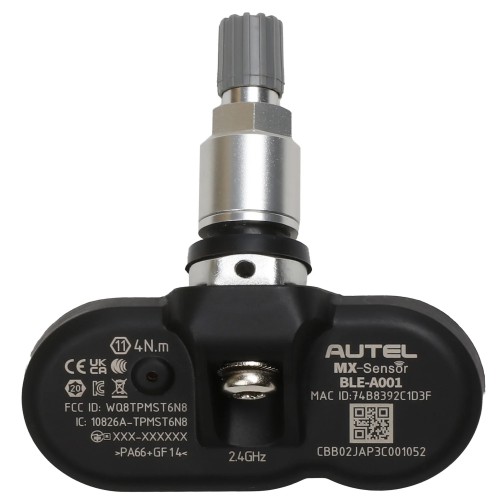 4PCS Autel MX-Sensor BLE-A001 Tesla Sensor Pre-Programmed Low Energy Sensor for Tesla 3/Y/S/X Models and BLE-Equipped Vehicles