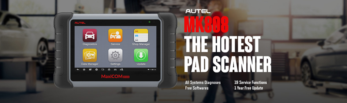 Autel MaxiCOM MK808 OBD2 Diagnostic Scan Tool – VXDAS Official Store