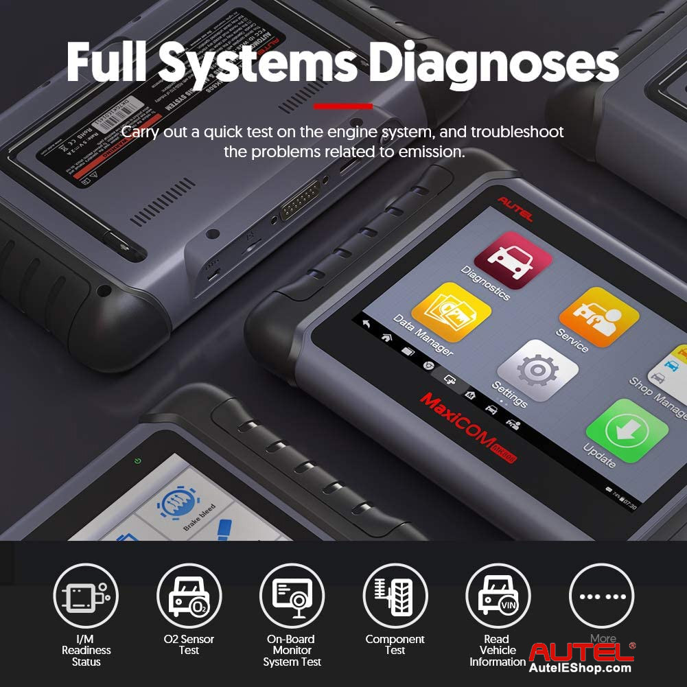 2024 AUTEL MaxiCOM MK808S Pro OBD2 Scanner Valise Diagnostique Auto ALL  System