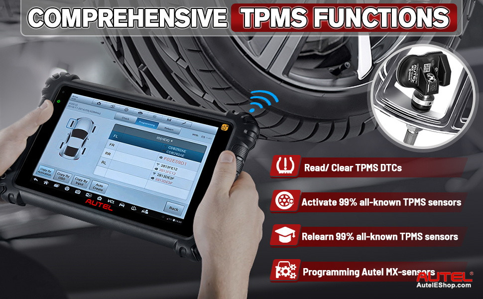 Autel MS906PRO TS Car Diagnostic Scanner, Full TPMS Function, ECU Coding  Scan Tool, Same Function as MaxiSys MS906 Pro and TS508 - AliExpress