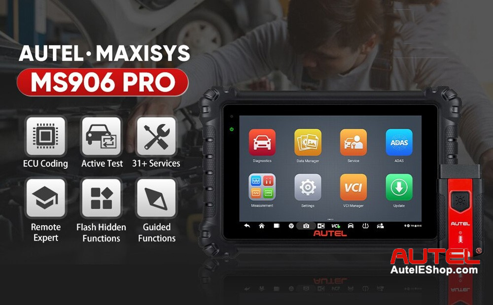 2024 Autel MaxiSYS MS906 Pro Diagnostic Tablet With Auto Scan 2.0 Support  DoIP and CAN FD Protocols